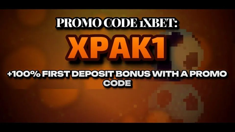 How do you use the promocode 1xBet XPAK1 for a new player welcome bonus?